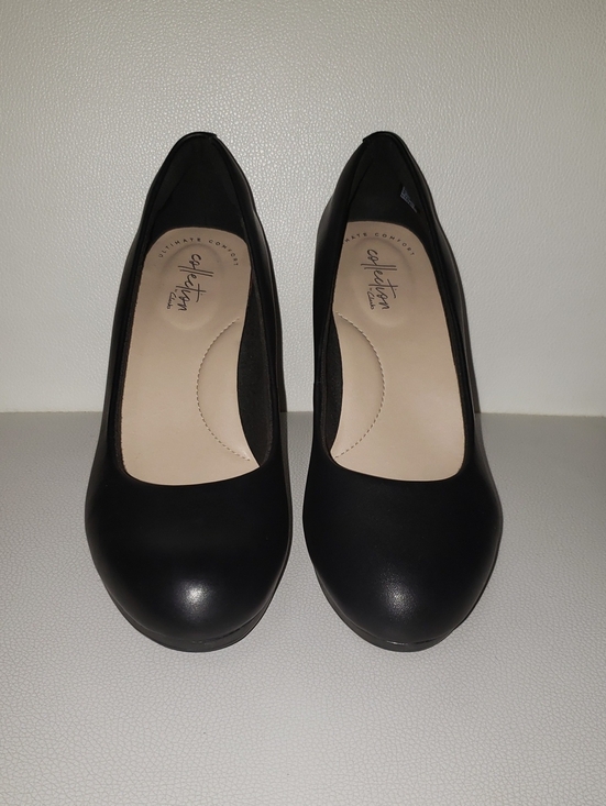 Clarks Shoes - Clarks Black Stiletto Heels Size:7M